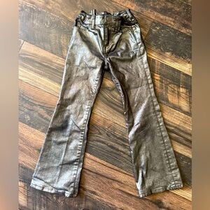 Girls gap metallic jeans